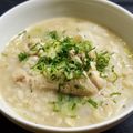 amts0603's cooksnap of when they made 寒い日に⛄参鶏湯風もち麦お粥.