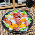 料理男子部's cooksnap of when they made デリ風☆かぶと柿と生ハムのマリネサラダ.