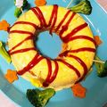 ★まめすけ★'s cooksnap of when they made X'Masに★リースのオムライス★.