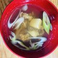 ボブナナ's cooksnap of when they made 残さずおいしく！ホタテのお吸い物.