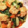 yaｰya's cooksnap of when they made ♡鱈とチンゲン菜の中華風炒め♡.