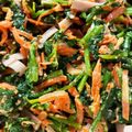 まーこパパ's cooksnap of when they made 簡単♬ほうれん草とハムのごまマヨサラダ♪.