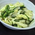 ふみ乃's cooksnap of when they made レンジで簡単♪キャベツとにらのナムル.
