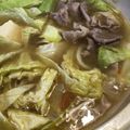 ロビ蔵's cooksnap of when they made 鍋つゆいらず「鶏塩ゆず鍋」.
