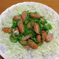 55才のおじさん's cooksnap of when they made 簡単！めちゃうま♪ウインナーピーマン炒め.
