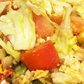 やえまりも's cooksnap of when they made トマトと卵とキャベツの白だし炒め.