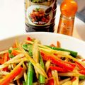 みなとのまんま's cooksnap of when they made 新牛蒡の変わりきんぴら・山椒ナンプラー.