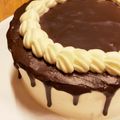 かるメイ's cooksnap of when they made サンセバスチャン　ダミエ柄チョコケーキ.