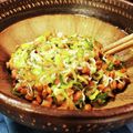 ダッフィーニーうに's cooksnap of when they made 納豆とめかぶとしらすのネバネバ和え.