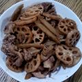 ポニーリボン's cooksnap of when they made ごぼうと蓮根の豚バラ味噌煮.