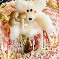 ☆ゆめゆめ's cooksnap of when they made 取材受けました☆大根おろしアート白クマ鍋.
