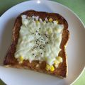 クックR3IGQD☆'s cooksnap of when they made 食パンアレンジ！チーズ白味噌トースト.