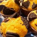 ♡Coco⋈'s cooksnap of when they made 混ぜて焼くだけ！かぼちゃ&オレオマフィン.