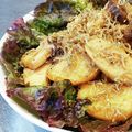 クックUR9L2V☆'s cooksnap of when they made 焼き長芋とエリンギのジャコサラダ.