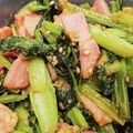 akiyuママ's cooksnap of when they made 小松菜とベーコンの胡麻味噌常備菜。.