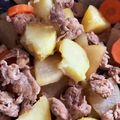 ちゃろみん's cooksnap of when they made 豚バラと大根じゃがいもの甘辛煮.