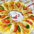 みその母's cooksnap of when they made クリスマスリース♡パン.