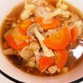 なーなちゃん's cooksnap of when they made 母の定番、キャベツのワンタンスープ.