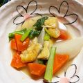 あたむ❤189's cooksnap of when they made 大根とニンジン＆油揚げの味噌煮.