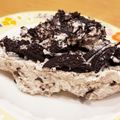 ママメイン！時々子供's cooksnap of when they made 裏技☆焼かずに簡単☆オレオチーズケーキ.