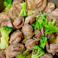 あい♪らんど's cooksnap of when they made 簡単絶品♪砂肝とブロッコリーのアヒージョ.