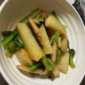 たーゆーか's cooksnap of when they made 副菜に☆長芋としいたけのバター醤油炒め.