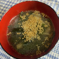 クック49L4Ho☆'s cooksnap of when they made しめじとワカメのスープ.