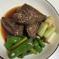 せがな's cooksnap of when they made まぐろホホ肉と長ねぎの＊甘辛生姜焼き＊.