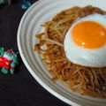 haruku221's cooksnap of when they made 懐かしい味。駄菓子屋さんの焼そば♪.