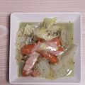 アクセル☆'s cooksnap of when they made ジェノベーゼソースと白菜のスープグラタン.