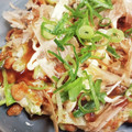 ブランシュkuu's cooksnap of when they made 簡単！ふわとろ～長芋と納豆のお好み焼き.