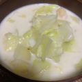 0720まま's cooksnap of when they made 白菜と冷凍シーフードのクラムチャウダー.