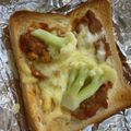 hebotin's cooksnap of when they made ドライカレートースト.