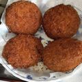 クックN6DQK2☆'s cooksnap of when they made バッター液で衣サクサク★厚切りハムカツ.