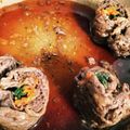 yokyomami's cooksnap of when they made 糸寒天の牛肉ロール.