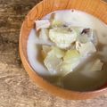 カズ形33's cooksnap of when they made 鶏肉カリフラワーの豆乳味噌スープ.