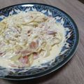 ゆっきっきー119's cooksnap of when they made 牛乳大量消費激ウマカルボナーラ.
