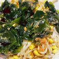まこパパ's cooksnap of when they made 豆もやしとわかめとカニかまのナムル♫♪.
