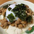 輝夜の姫's cooksnap of when they made NTKG 崩し納豆豆腐丼！卵かけご飯！.