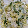 くまちーこ's cooksnap of when they made 白菜ときゅうりの和風サラダ.
