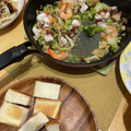 tyat's cooksnap of when they made えびときのこの白ワインアヒージョ.