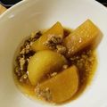 ariyuch's cooksnap of when they made 食欲そそる！大根のそぼろあんかけ♪.
