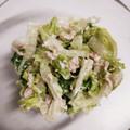 もにゃっこ's cooksnap of when they made 簡単♡白菜のツナマヨ和え.