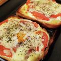 ダッフィーニーうに's cooksnap of when they made エッグトースト～玉子とチーズがとろり～♪.