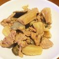 のえもゆ's cooksnap of when they made 叩きレンコンと豚小間肉の旨煮.