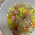 saikos's cooksnap of when they made 超簡単さつまいもと蕪のコンソメスープ。.