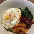 Yokchina's cooksnap of when they made 韓国人から教わったタレで☆ビビンバ.