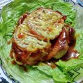 たつよん＠４４４'s cooksnap of when they made トマトとチキンのジューシーマヨネーズ焼き.