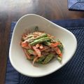栗丸うさぎ's cooksnap of when they made レンジ☆アスパラと人参の胡麻マヨサラダ.