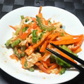 sho_nagomi's cooksnap of when they made ゴーヤと人参の卵炒め.